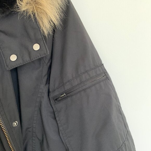 Banana Republic Down Water-Resistant Faux Fur Trim Parka - Picture 15 of 16